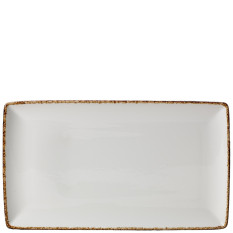 Steelite Brown Dapple Rectangle Platter 27 x 17cm/10.5 x 7" (Pack of 6)