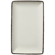 Steelite Charcoal Dapple Rectangle Platter 27 x 17cm/10.5 x 7" (Pack of 6)