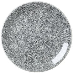 Steelite Ink Crackle Black Coupe Plate 25cm/10" (Pack of 12)