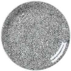 Steelite Ink Crackle Black Coupe Plate 20cm/8" (Pack of 12)