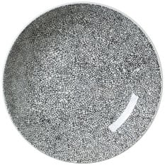 Steelite Ink Crackle Black Coupe Bowl 25.5cm/10" (Pack of 12)