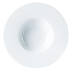 Porcelite Wide Rim Pasta Plate 25cm/10.5inch 30cl/11oz x 6