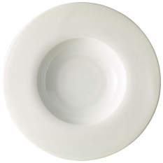 Genware Porcelain Wide Rim Pasta Plate 30cm