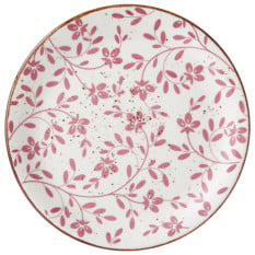 Steelite Flora Pink Coupe Plate 20cm/8" (Pack of 12)