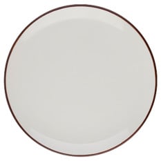 Modest Brown Coupe Plate 28.5cm/11.25"