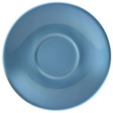 Genware Porcelain Saucer 16cm Blue