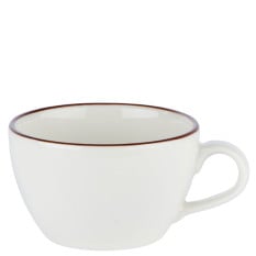 Modest Brown Cappuccino Cup 340ml/12oz (Pack of 6)