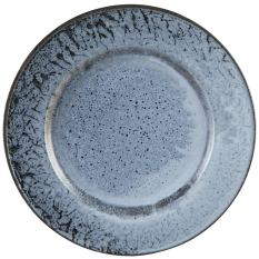 Porcelite Aura Glacier Rimmed Plates 27cm/10.5" (Pack of 6)