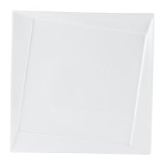 Porcelite Twist Square Plate 29cm/11.5inch x 6