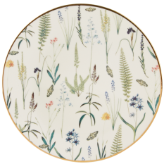 Porland Botanical Plate 17cm/6.69" - Overhead