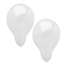 Latex Balloons 25cm White (Pack of 100)