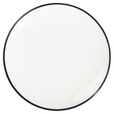 Modest Black Coupe Plate 17cm/6.25"