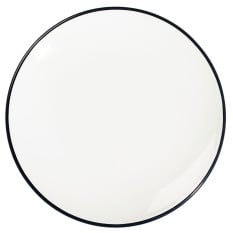 Modest Black Coupe Plate 28.5cm/11.25"