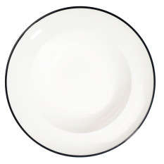 Modest Black Pasta Plate 25cm/9.75" 420ml/17.75oz