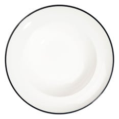 Modest Black Pasta Plate 28cm/11"  560ml/19.75oz (Pack of 6)