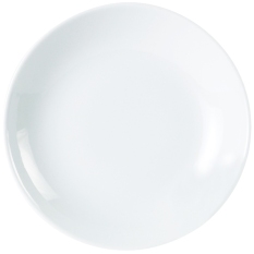 Porcelite White Cous Cous Plate 26cm/10.25" (Pack of 6)