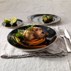 Steelite Craft Liquorice Freestyle Plate 25.5cm/10" (Pack of 12)