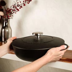 Tramontina Cast Iron Shallow Casserole Dish 28cm/11"