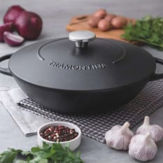 Tramontina Cast Iron Wok 32cm/12.5"