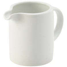 GenWare Porcelain White Solid Milk Jug 120ml/4.2oz
