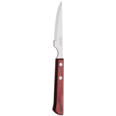 Polywood Medium Steak Knife, Pointed Tip (Red)
