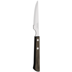 Polywood Medium Steak Knife, Pointed Tip (Brown)
