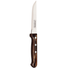 Polywood Medium Steak Knife Full Tang (Brown)