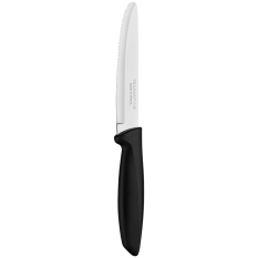 Tramontina Polypropylene Jumbo Steak Knife Rounded Serrated Black (Pack of 12)