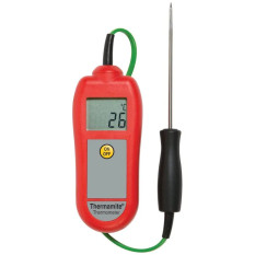 ETI Thermamite Digital Thermometer with Food Probe Red -50 to 300°C
