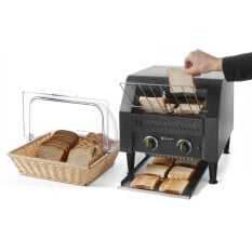 Hendi Double Conveyor Toaster Black