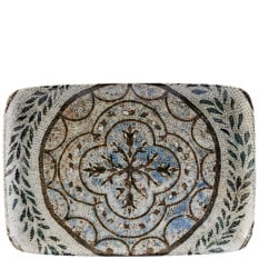 Academy Fusion Mosaic Rectangular Platter 33x23cm/13x9" (Pack of 6)