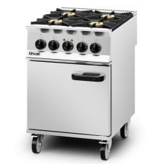 Lincat OD8006 Opus 800 Dual Fuel Freestanding Oven Range 4 Burners 600mm 26.8 kW