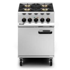 Lincat OD8006 Opus 800 Dual Fuel Freestanding Oven Range 4 Burners Gas NAT/LPG