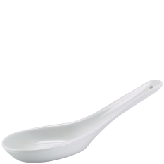 GenWare Porcelain Chinese Spoon (Pack of 12)