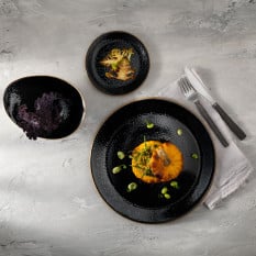 Steelite Craft Liquorice Coupe Plate 20cm/8" (Pack of 24)