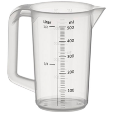 APS Polypropylene Graduated Measuring Jug 500ml