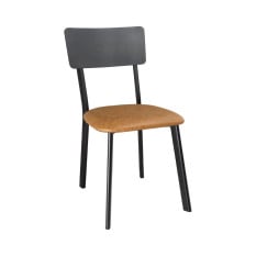 Bolero Metal Side Chair Vintage Camel (Pack of 4)