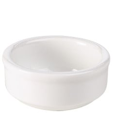 GenWare Porcelain White Condiment Dish 6cm/2.25" 27.5ml/1oz (Pack of 12)