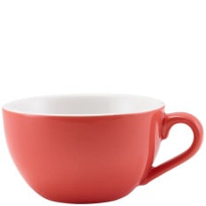 GenWare Porcelain Coral Bowl Shaped Cup 175ml/6oz (Pack of 6)