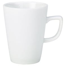 Genware Porcelain Conical Coffee Mug 22cl