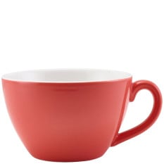 GenWare Porcelain Coral Bowl Shaped Cup 340ml/12oz (Pack of 6)