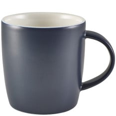 GenWare Porcelain Matt Blue Cosy Mug 35cl/12.3oz (Pack of 6)