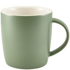 GenWare Porcelain Matt Sage Cosy Mug 35cl/12.3oz (Pack of 6)