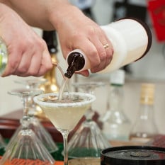 Save & Pour Quart Cocktail Juice Bottle 1 Litre Brown