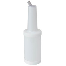 Save & Pour Professional Quart Cocktail Juice Bottle 1 Litre White