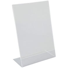 Perspex Menu Holder A5 Angled