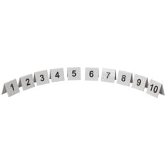 Perspex Table Numbers 1-10