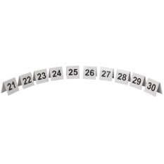 Perspex Table Numbers 21-30