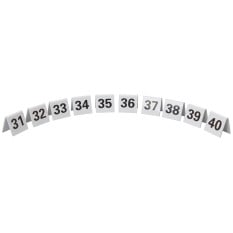 Perspex Table Numbers 31-40
