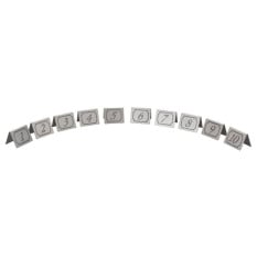 1-10 Stainless Steel Table Numbers